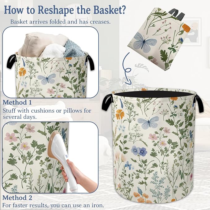 Wildflowers Laundry Hamper - Image 6