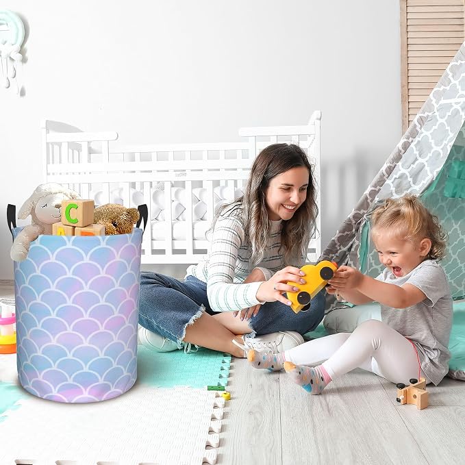 Laundry Basket, Dirty Clothes Basket, Foldable Waterproof Oxford Cloth Storage - Image 7