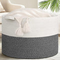 Goodpick 115L Extra Large Blanket Basket, Soft Cotton Rope Storage Basket by Goodpick