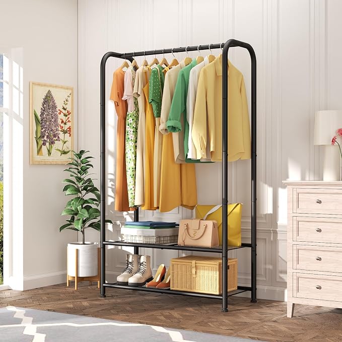 SINGAYE Coat Clothes Storage Organizer Garmen Rack Portable Closet Clothing - Image 2