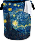 Starry Night Sky Laundry Basket Storage Bin Foldable Laundry Hamper Clothes by Bzocm
