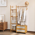 Bamboo Clothes Rack, Garment Rack by Unknown