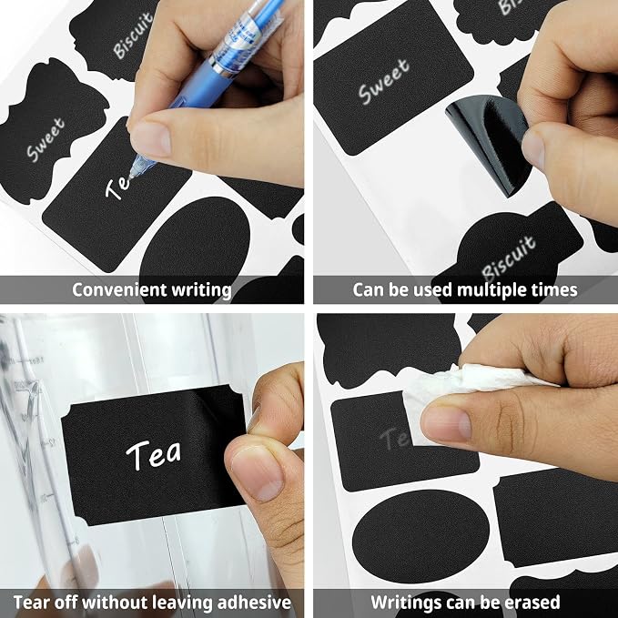 240 Pcs Labels for Jars, Pantry Labels, Food Label Stickers, Reusable - Image 6