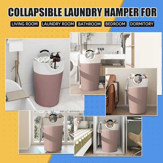 100L Laundry Basket, Collapsible Laundry Hamper - Image 7