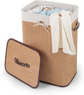 Byroce Bamboo Laundry Basket, Collapsible Laundry Hamper by Unknown