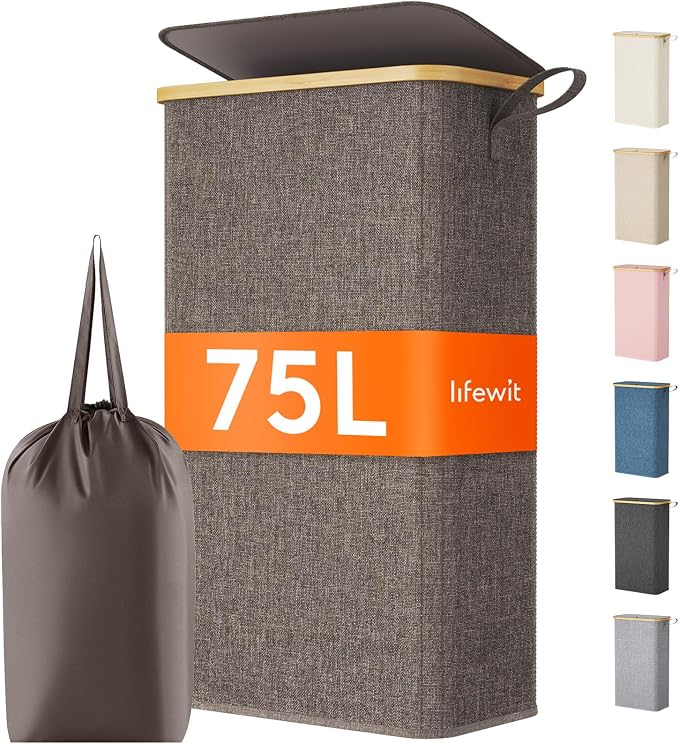 Lifewit 75L Slim Laundry Hamper by Lifewit