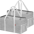 LHZK 2 Pack Extra Large Utility Tote Bag by LHZK