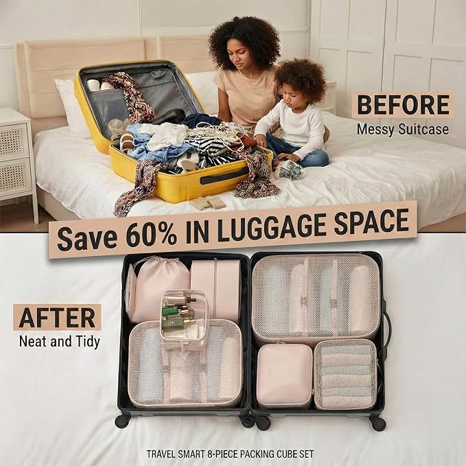 8 Set Packing Cubes for Travel - Image 6