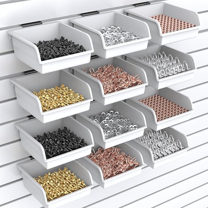 Slatwall Bins with Hooks Plastic Slatwall Organizer Slatwall Containers by BeapTcely
