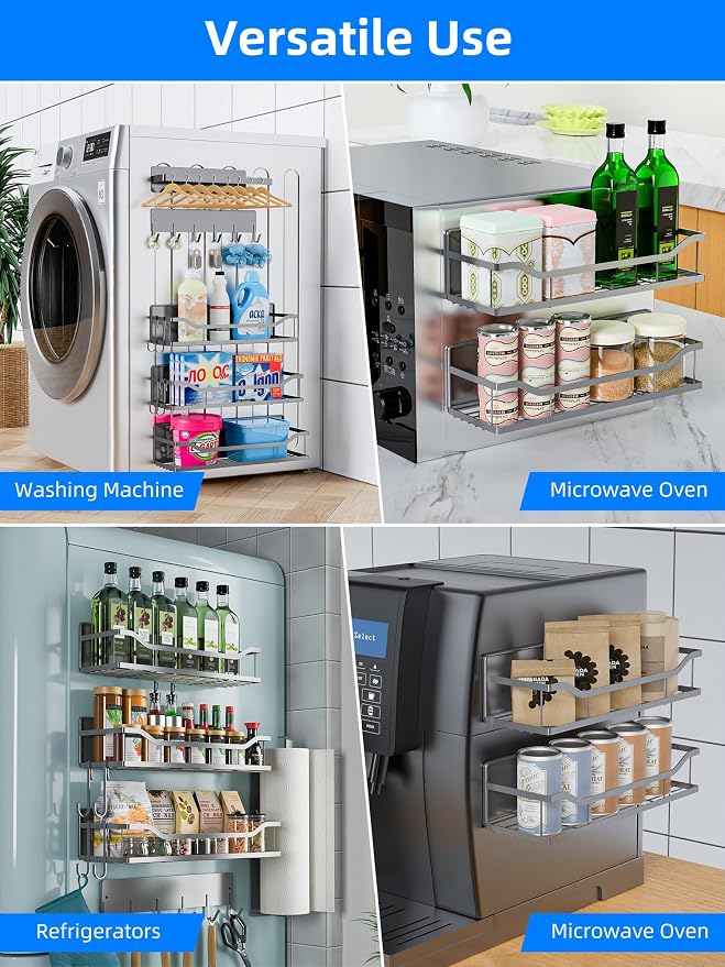 Multifunctional Magnetic Shelf for Washing Machine, Refrigerator, and Any Metal - Image 2
