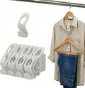 Hanger Connector Hooks – 50-Pack Clothes Hanger Connector Hooks – Space-Saving by CrystalLemon
