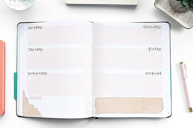 Weekly Planner - Cute Dot Bullet Paper Planner Notebooks and Journal - Image 7