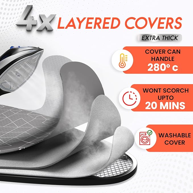 Xabitat Extra Wide Ironing Board 60" X 20" - Image 4