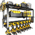 Heavy Duty Power Tool Organizer Wall Mount - 300lb Capacity 3-Tier Storage Rack by HipidianPowerToolOrganizer