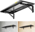 1.2x3ft Adjustable Rail Type Folding Storage Rack Shelf, Suitable by AECXM