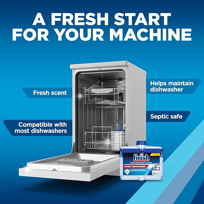 Finish Dishwasher Cleaner Liquid, Deep Cleans Hidden Grease & Limescale - Image 7