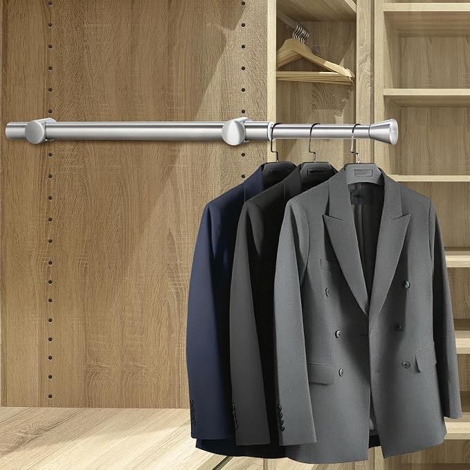 Ultimate Valet Rod for Closet Pull Out, Smooth Gliding Valet Rods for Closets by IBURTEN