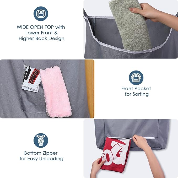 The Fine Living Co. X-Large Hanging Laundry Hamper - Image 8