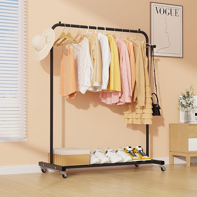 Sywhitta Clothing Rack on Wheels - Image 4