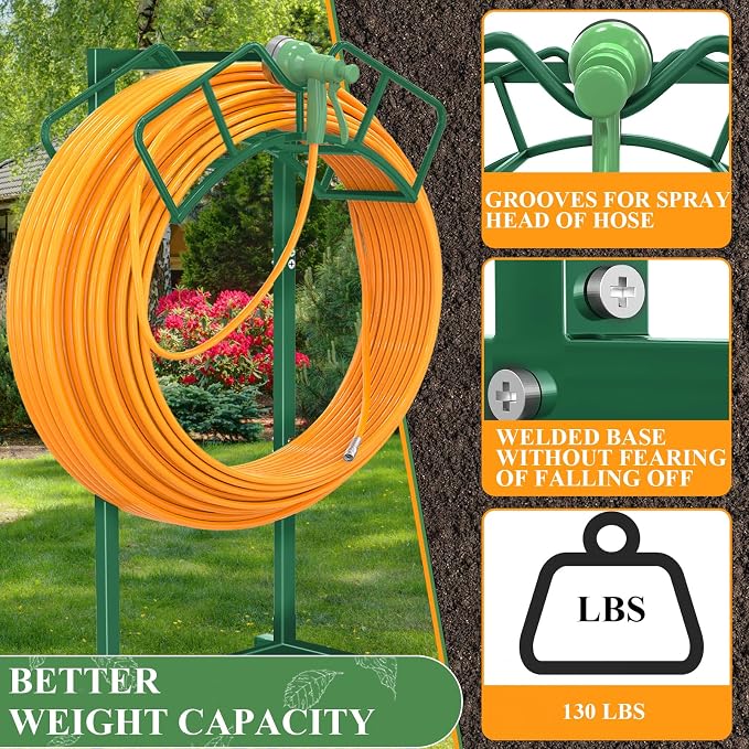 Super Stable Garden Hose Holder, Detachable Water Hose Holders Hose Storage - Image 2