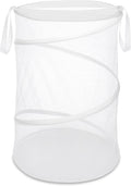 Whitmor 18" Collapsible Laundry Hamper White by Whitmor