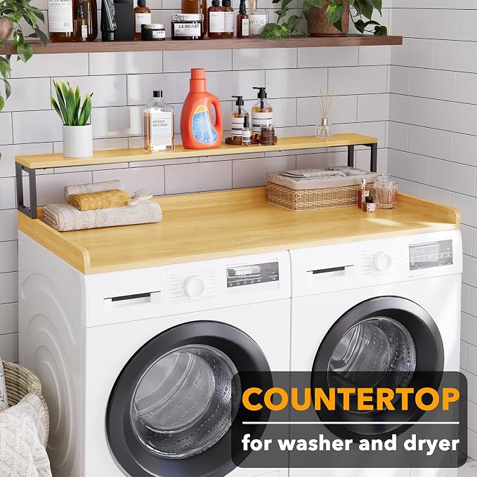 SpaceAid 2-Tier Washer Dryer Countertop, Laundry Topper - Image 2