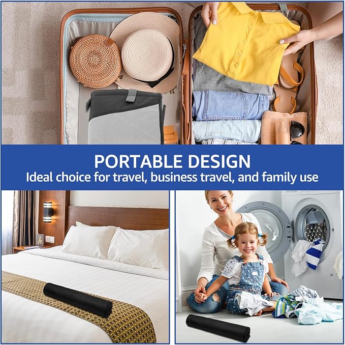 Over-The-Door Steamer Pad, Portable Vertical Ironing & Pressing Board, - Image 6