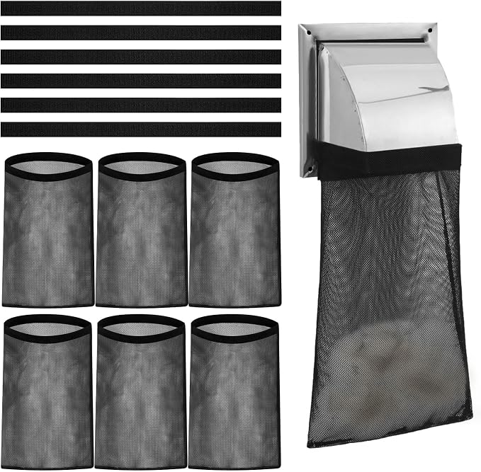 6Pcs Dryer Vent Lint Catcher Bags, Lint Trap Catcher by HTZNHXT