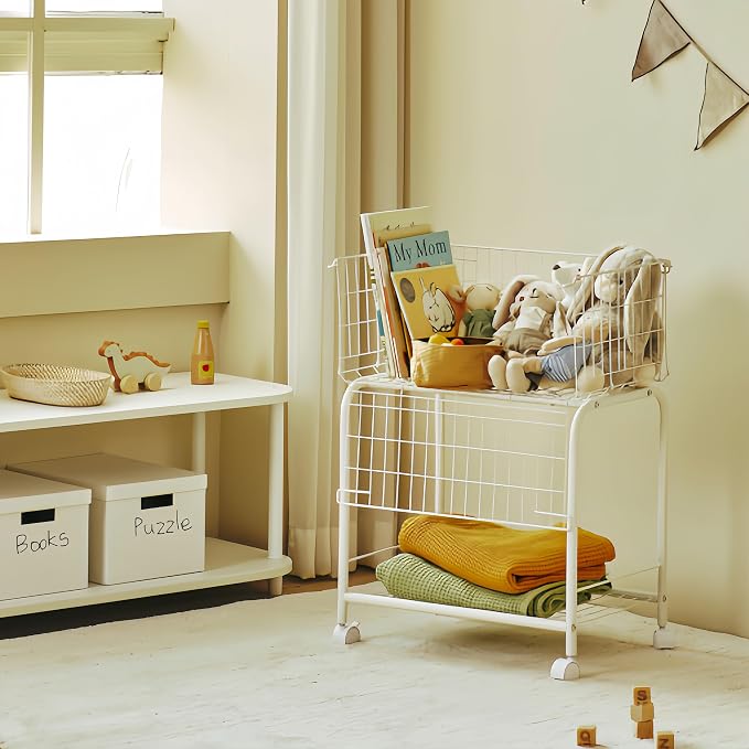 HENNZE--Basket for garments storage, easy moved - Image 9