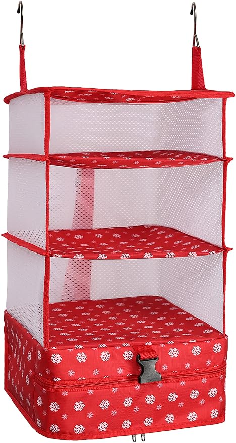 ELEZAY Hanging Packing Cubes Portable Travel Closet Collapsible Compression - Image 7