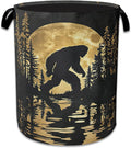 Big foot Laundry Basket, Oxford Cloth Forest Moon Laundry Hamper by Unknown