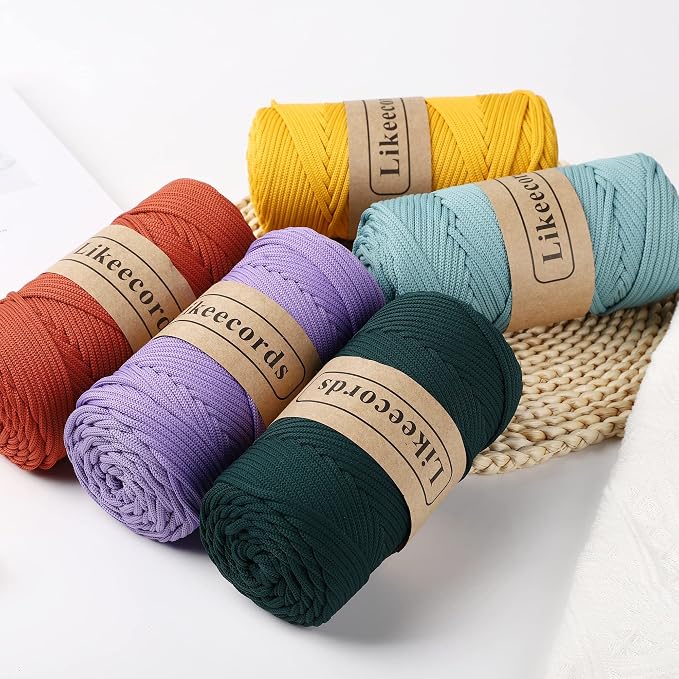 4mm Polyester Braided Macrame Cord Rope 140Yards /426Feet Macrame Supplies - Image 3