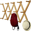 WEBI Accordion Wall Hanger, Expandable Wooden Hat Rack by WEBI