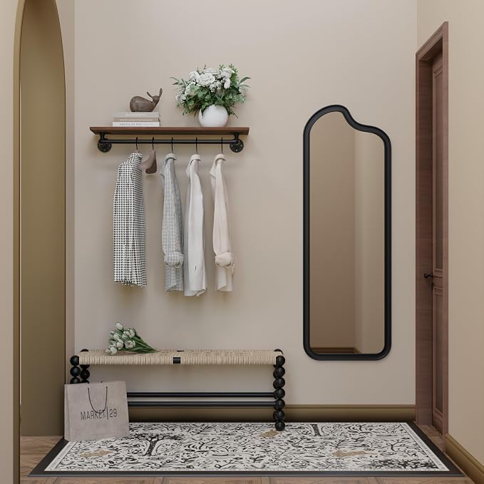 Clothes Rack 36in, Wall Mounted Garment Rack - Image 8
