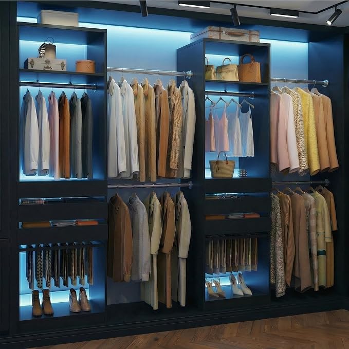 Closet System, 4-8FT Closet Organizer - Image 5