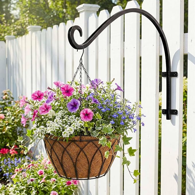 Heavy Duty Hanging Plant Bracket: 50lbs Weight Capacity - Image 2