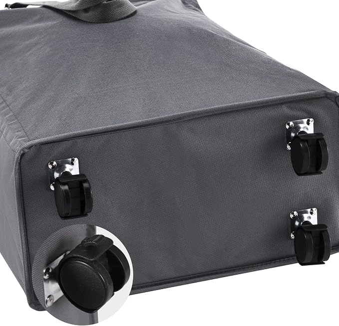 Slim Rolling Laundry Basket, Slim Laundry Hamper - Image 3