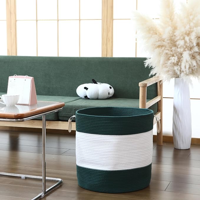 Sea Team Large Size Cotton Rope Storage Basket - Image 3