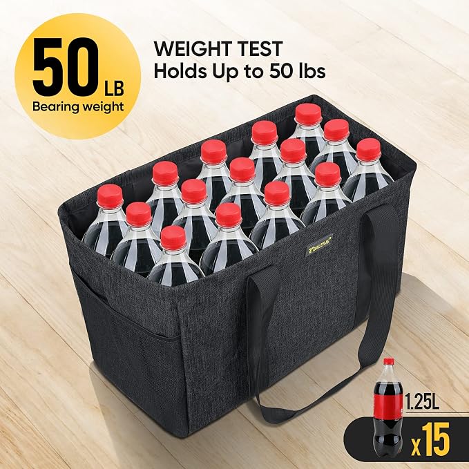 BALEINE Soft 9 Gallon Extra Large Utility Tote, Foldable Reusable Storage Bag - Image 7