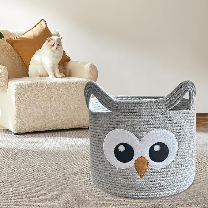 VK VK·LIVING Owl Storage Basket - Image 9