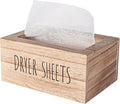 zoocatia Laundry Room Decor Dryer Sheet Container Wood Detergent Dispenser by zoocatia