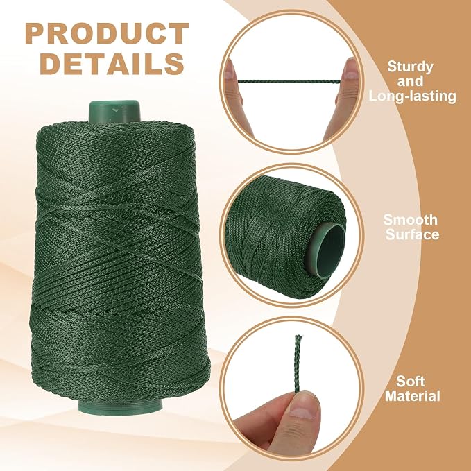 YELARXI Polyester Macrame Cord, 3mm x 219 Yards Polypropylene Macrame Cords - Image 3