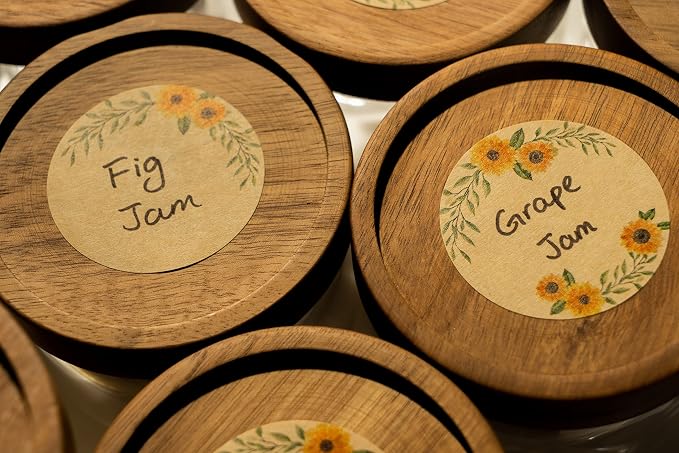 MONEST 2" Label Stickers for Jars and Lids, Mason Jar, Bottle Labels - Image 2