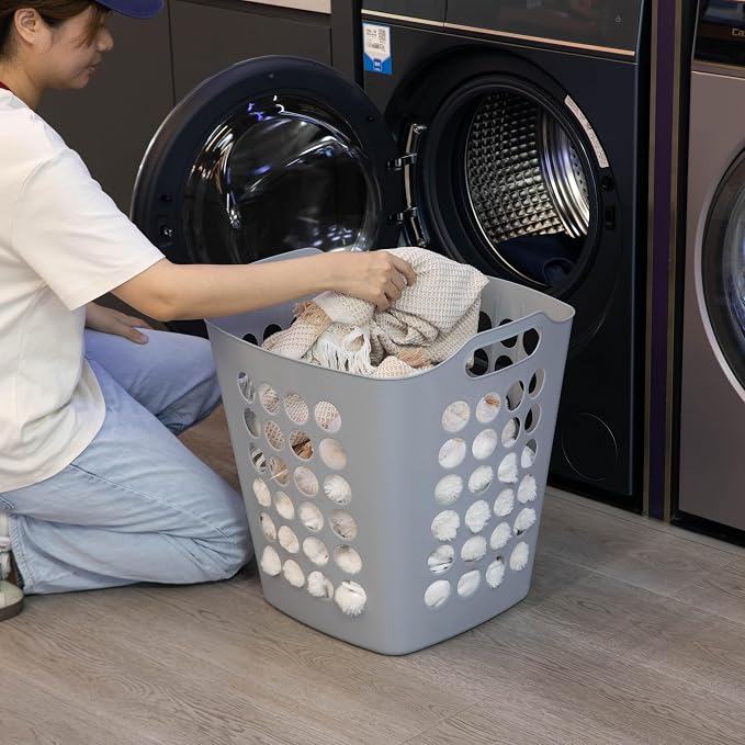 Flexible Plastic Laundry Basket - Image 2
