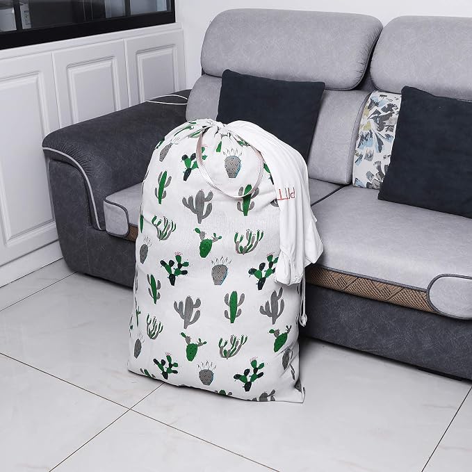 Extra Large Laundry Bag with Drawstring and Handle, Heavy Duty Travel Dirty - Image 7