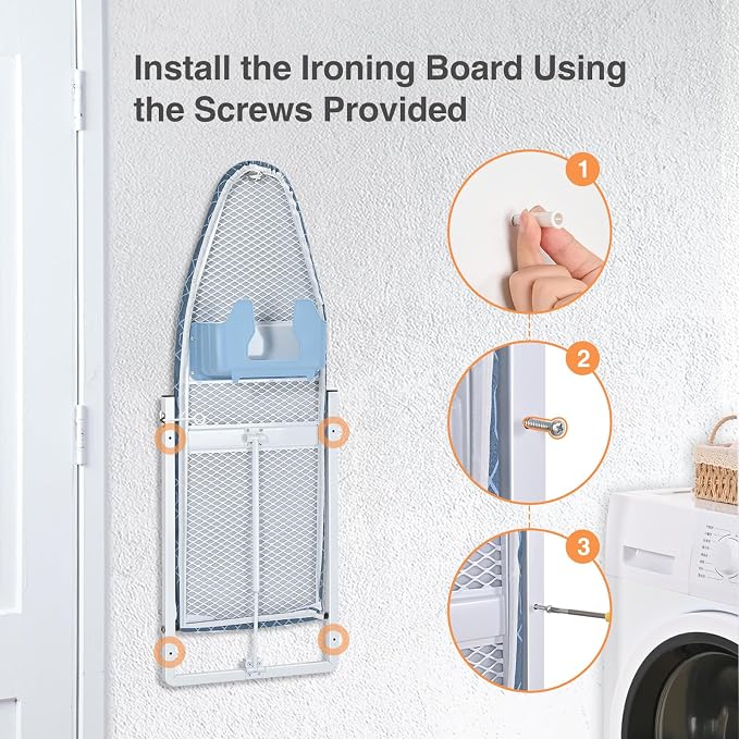 KINGBOARD Wall Mounted Ironing Board - Image 6