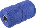 MECCANIXITY Cotton Rope Twisted Braided Twisted Single Strand Cord, Bright Blue by MECCANIXITY