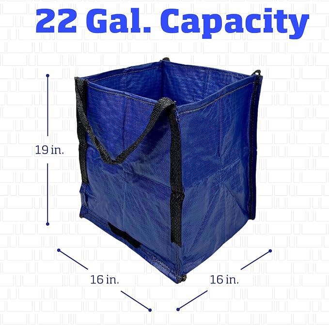 DURASACK Heavy Duty Storage Tote Bag 22-Gallon Rugged Woven Polypropylene - Image 7