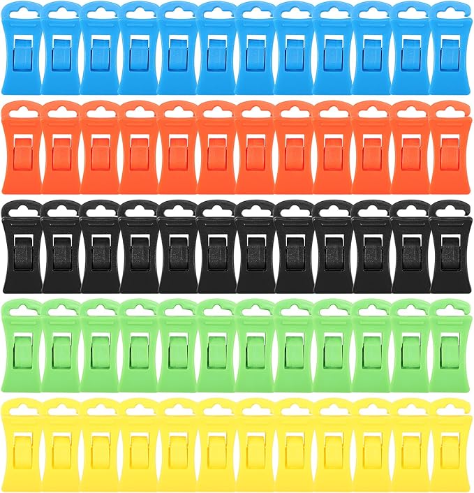 60Pcs Clips, Non Slip Plastic Clip by Unknown