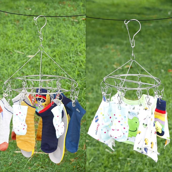 2 Pack Clothes Drying Rack - Image 4